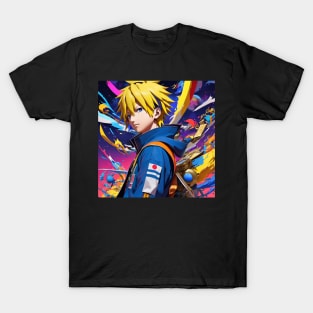 Blonde Anime Boy T-Shirt